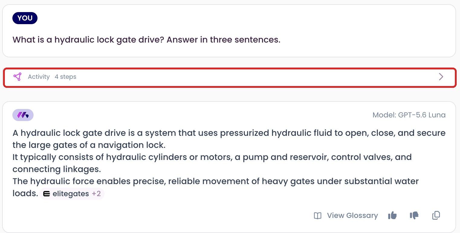 Answer without Agent Mode